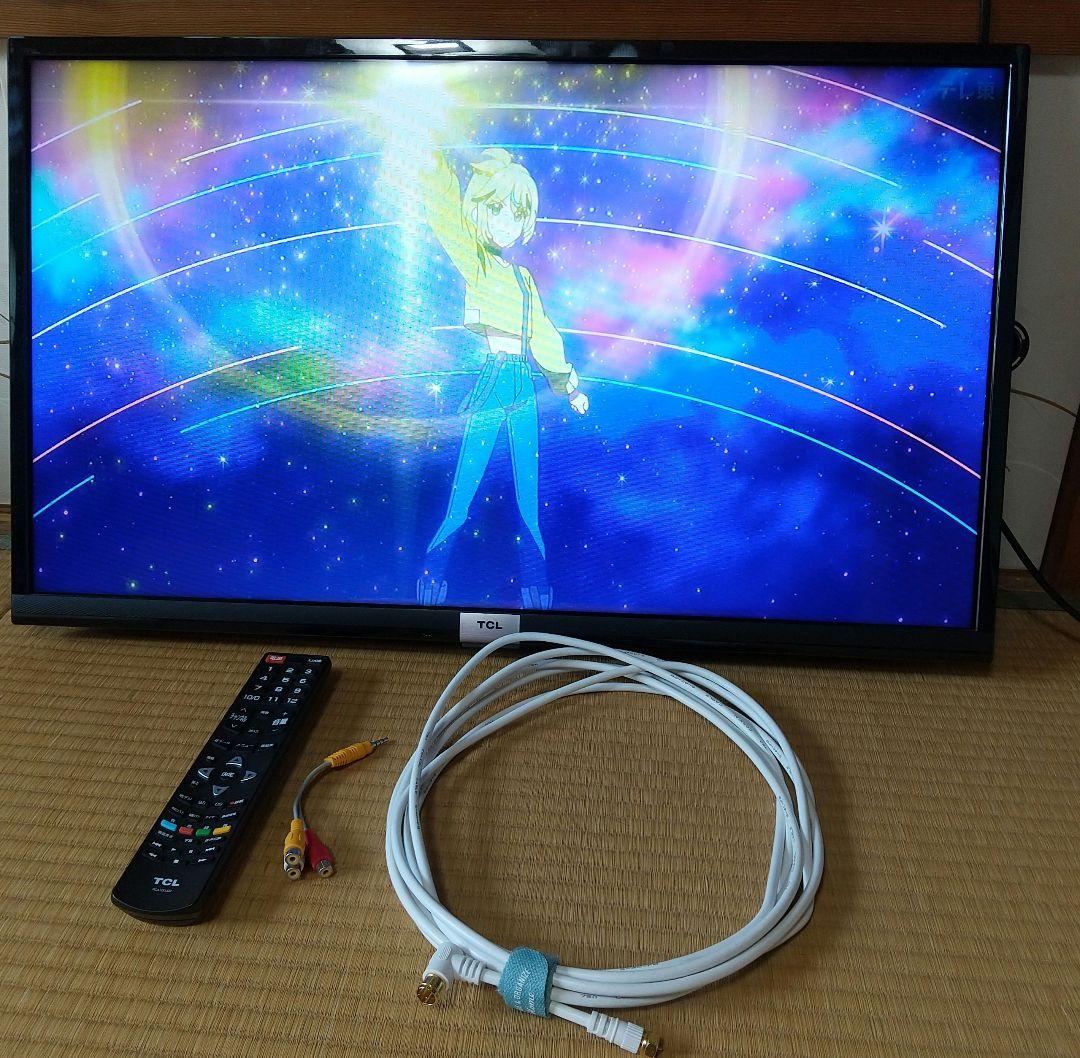 TCL 32D400 32型　液晶カラーテレビ　リモコン　同軸ケーブル