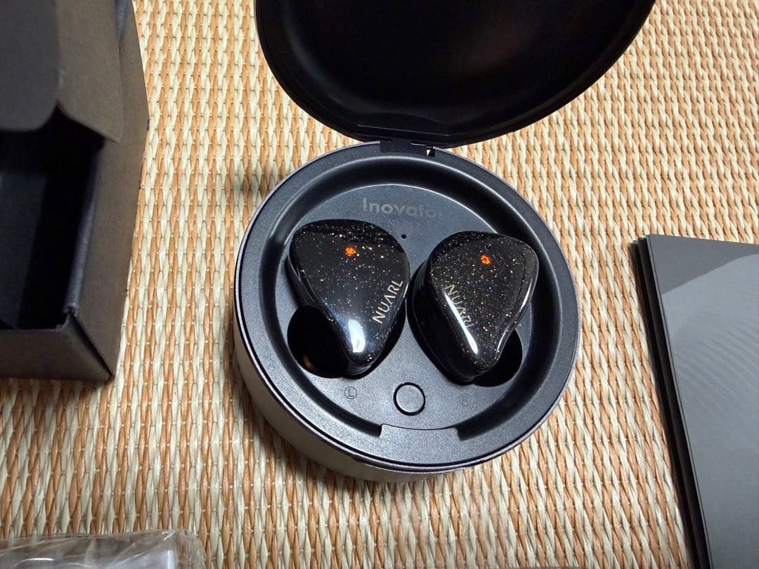NUARL Innovator ブラック・スターライト ワイヤレスイヤホン 美品