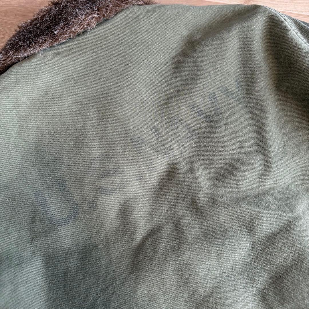 HOUSTON ヒューストン N-1 デッキジャケット USED加工 ステンシル