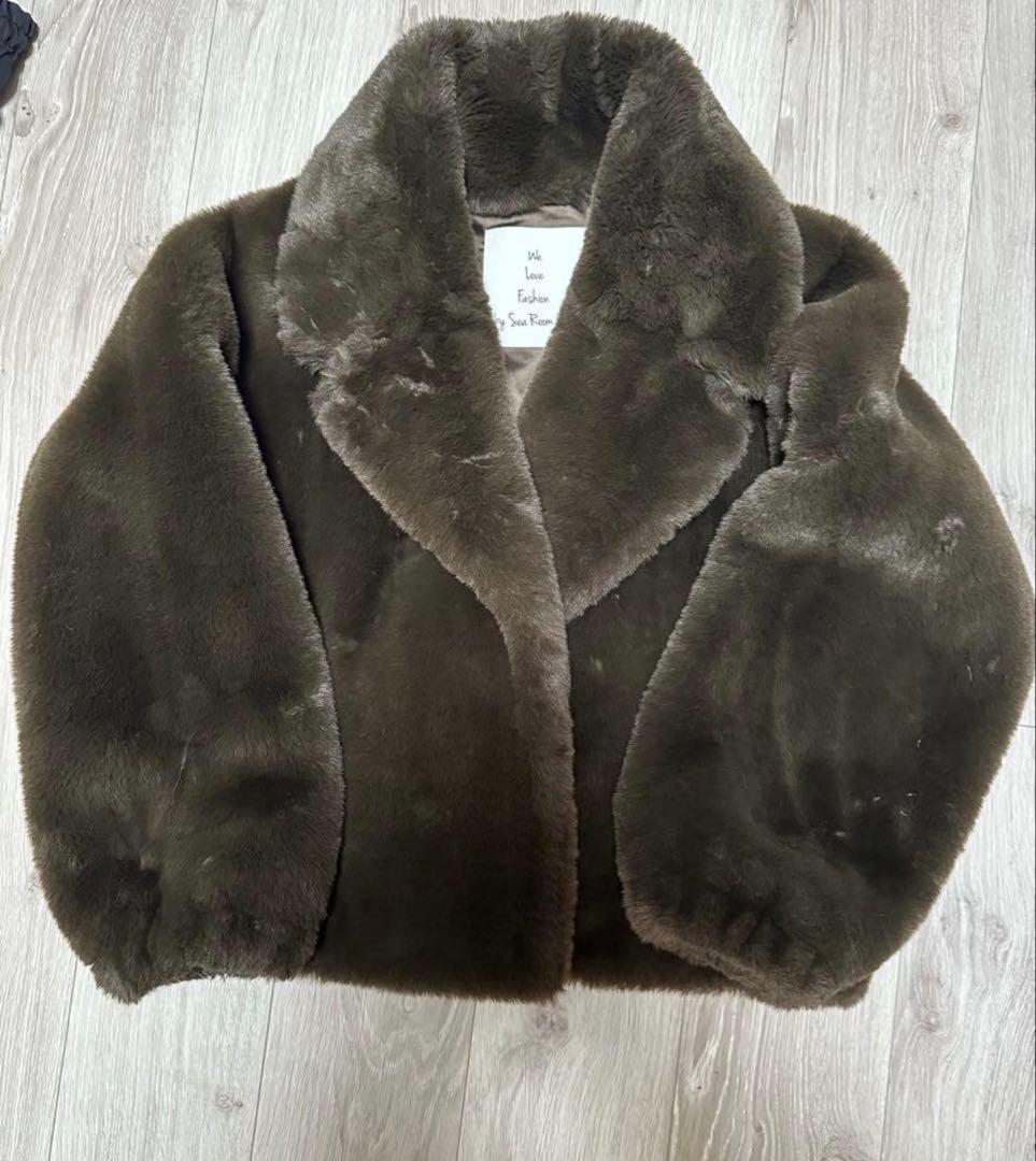 sora様searoomlynn エコファーコート　ダークブラウン