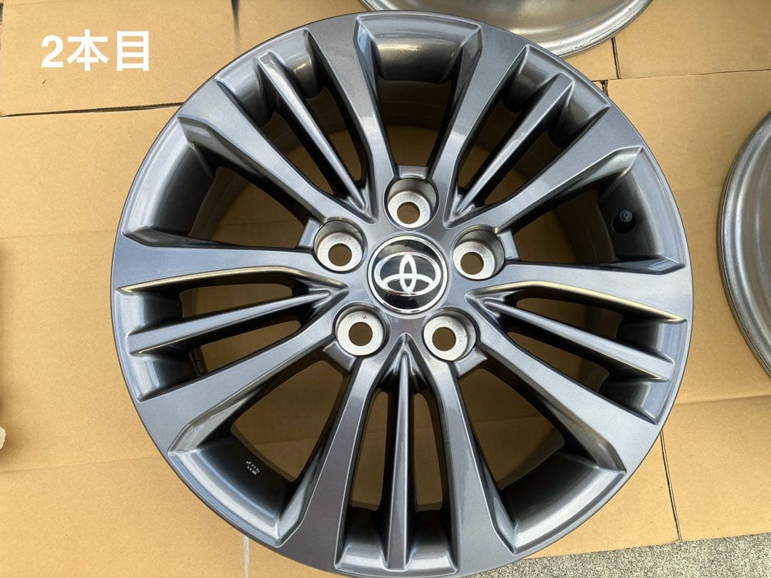 バナナ　①トヨタ　90ヴォクシー 純正 アルミホイール 2本