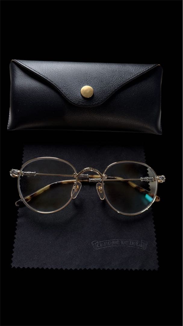 未使用、美品　クロムハーツ　クリアレンズ