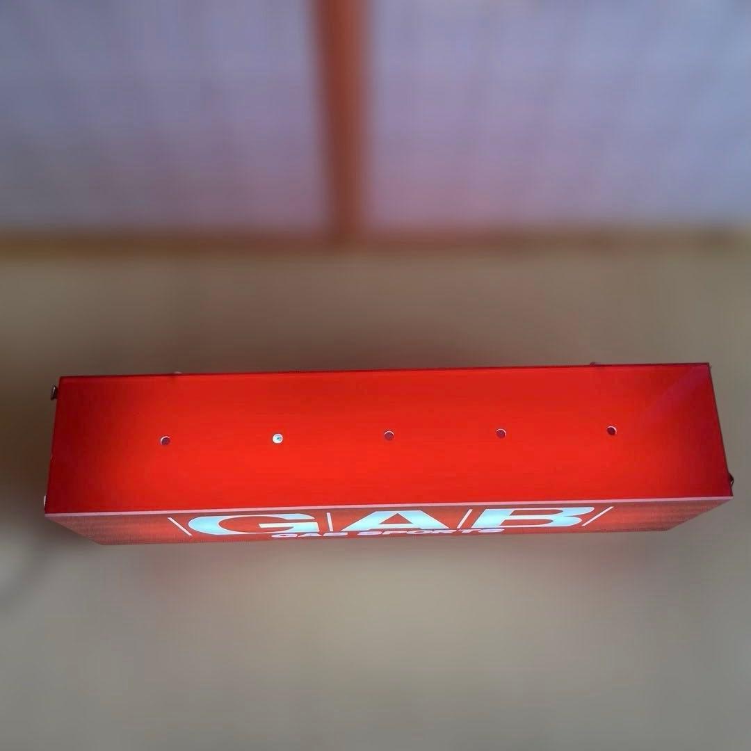 GAB サインボード（電飾看板） 赤　希少
