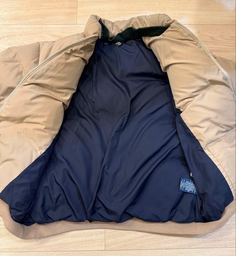 90s ラルフローレン ヌプシ型 ダウンジャケット ベージュL