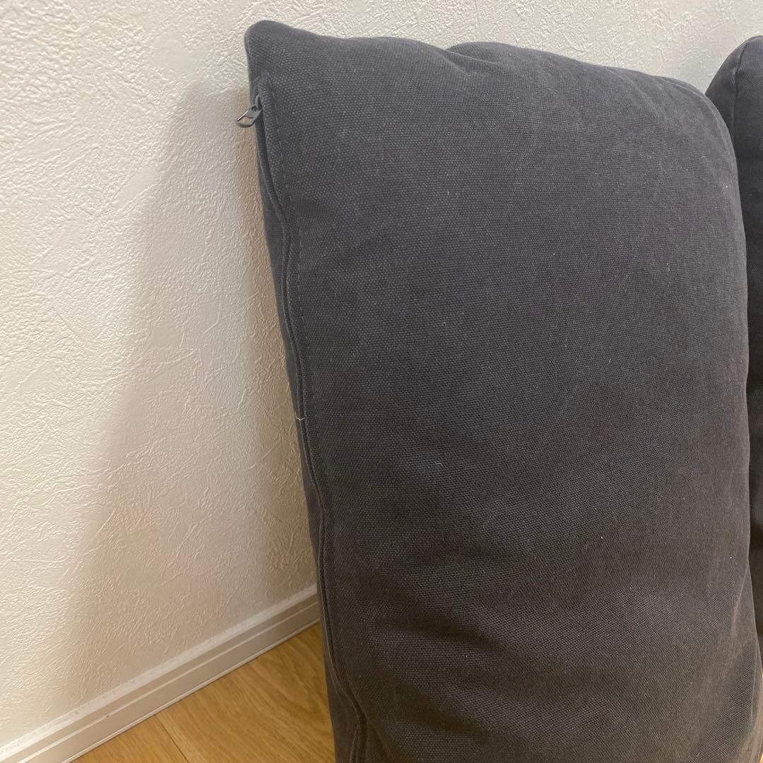 free0120　ミヤモト家具　カウチソファー　ブラック