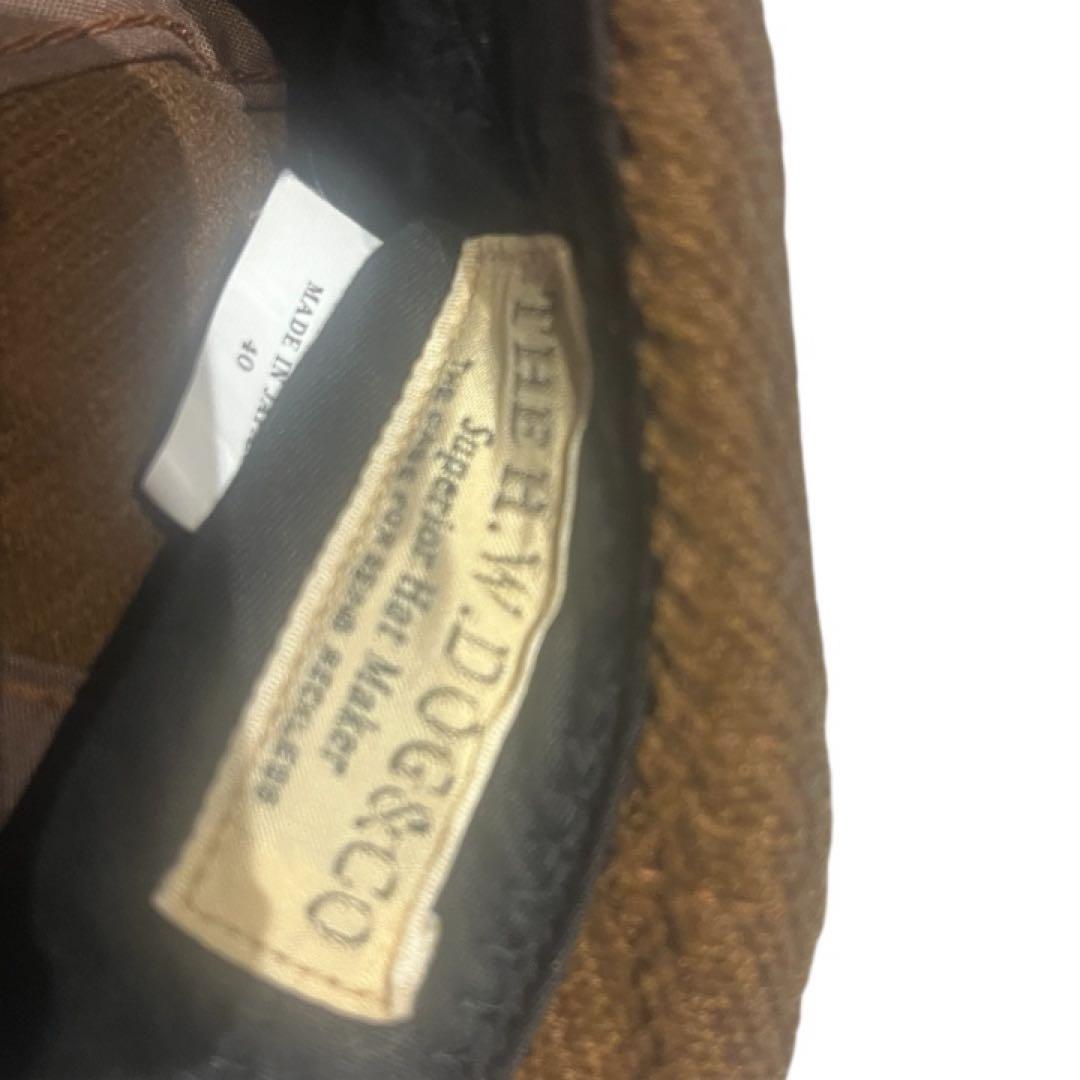 THE H.W. DOG & CO. ブラウン キャスケット サイズ40