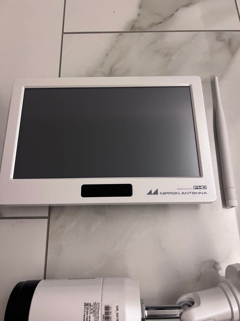 廃盤 日本アンテナ 防犯カメラ ワイヤレスモニター SCWP06FHD