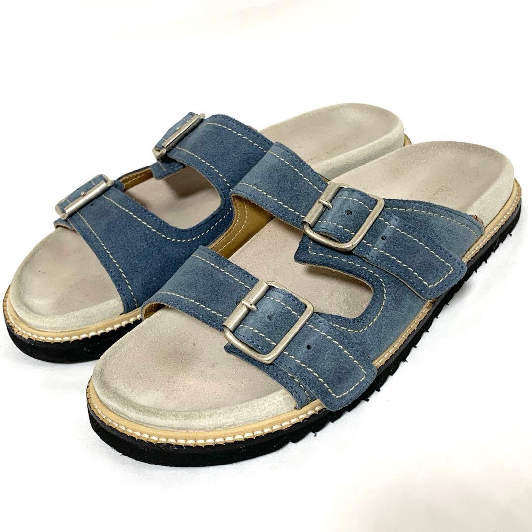 paul smith 【ポールスミス】レザーサンダル 7 ブルー イタリア製