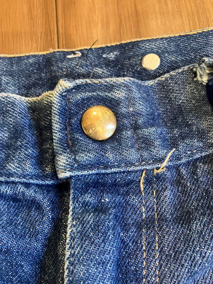 ク*ま様 【激レア】カーハート 80s デニム ダブルニーパンツ 初期型