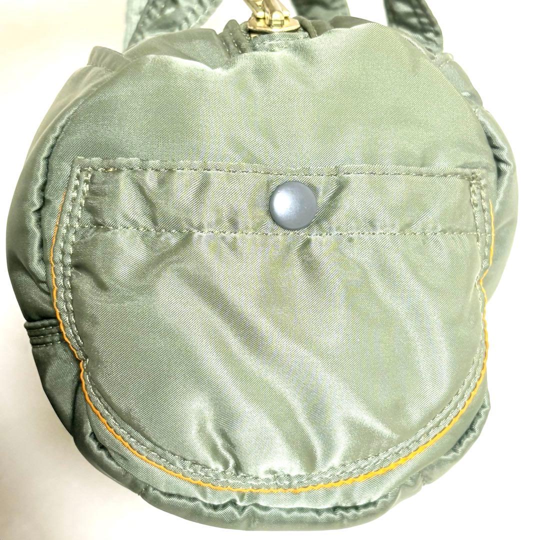 ◆極美品◆希少 ポーター タンカー ミニボストンバッグ Sサイズ セージ