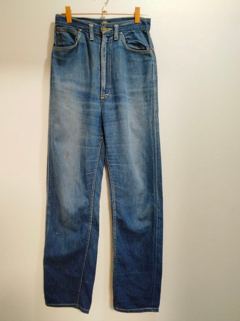 LEE 341Z センター赤タグ　50s 片耳　色濃い目　革パッチ　ライトオンス