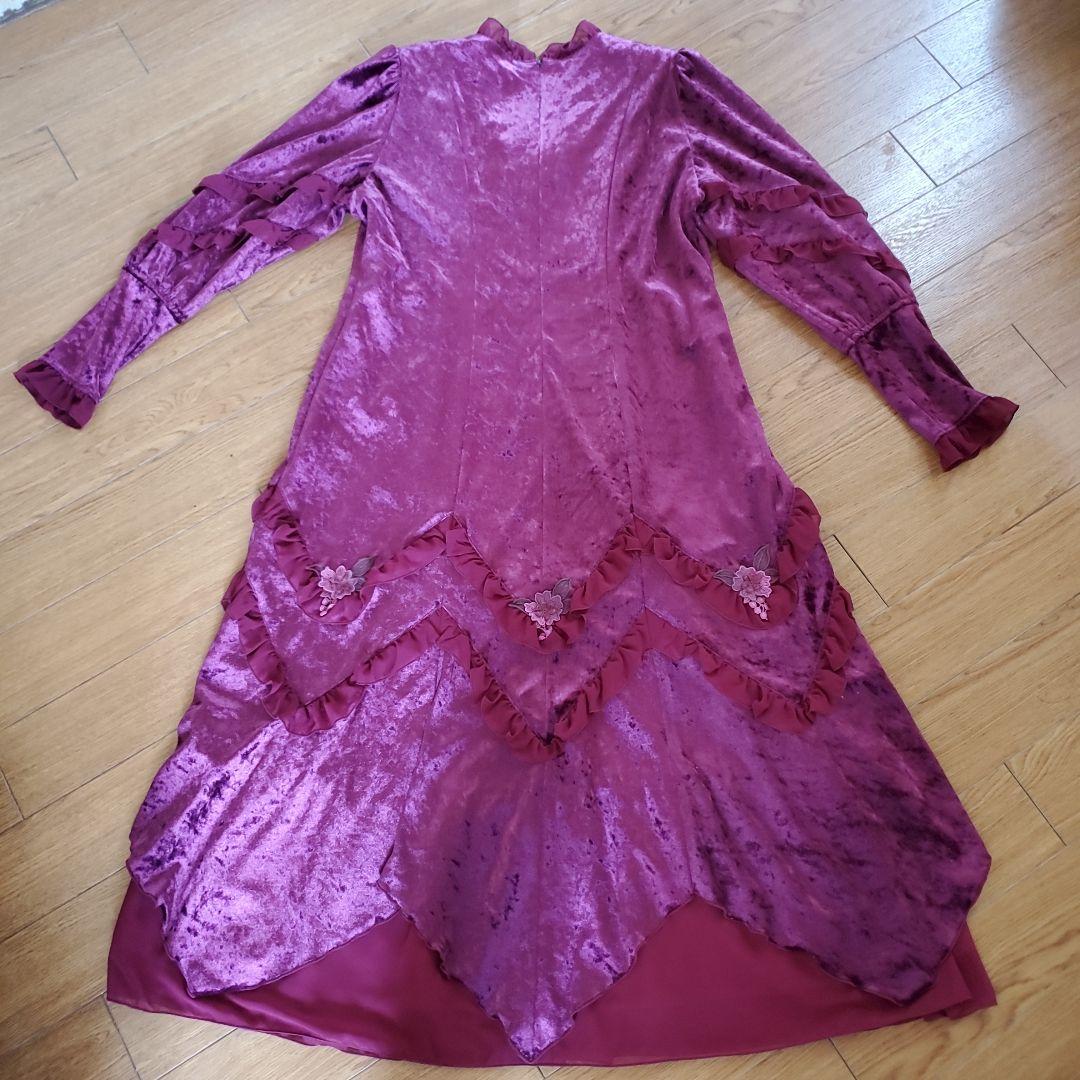 【スターバレリーナ】✴️超豪華　ベルベットロングワンピース