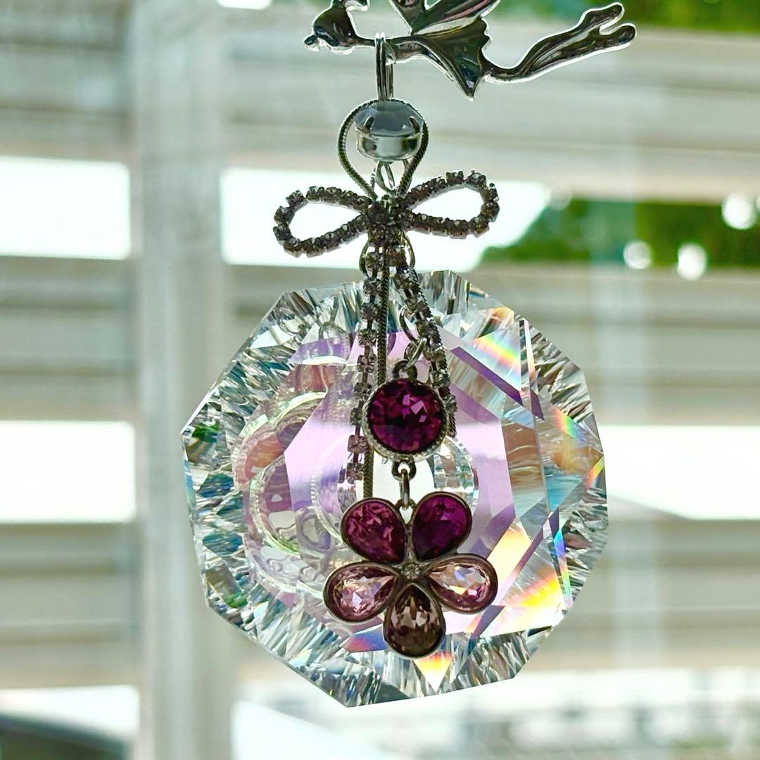 ブルーAB✩.*˚SWAROVSKIサンキャッチャー