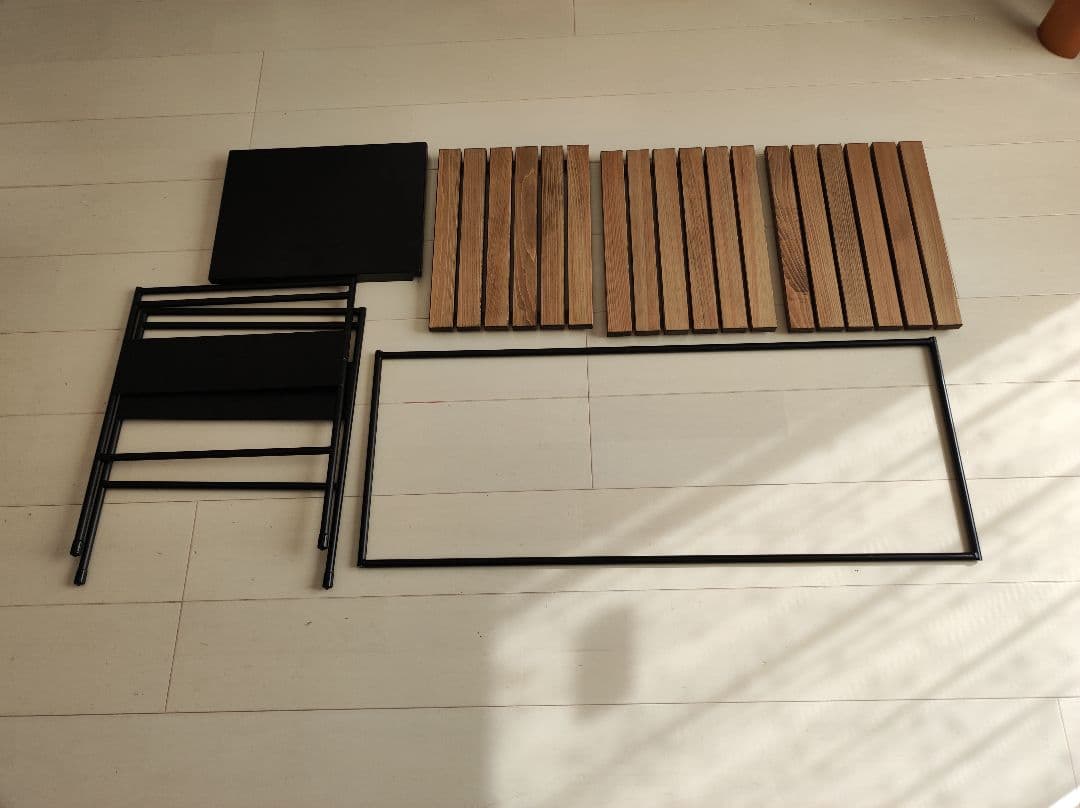 アイアン工房 アイアンテーブル＋ブラックマルチプレート