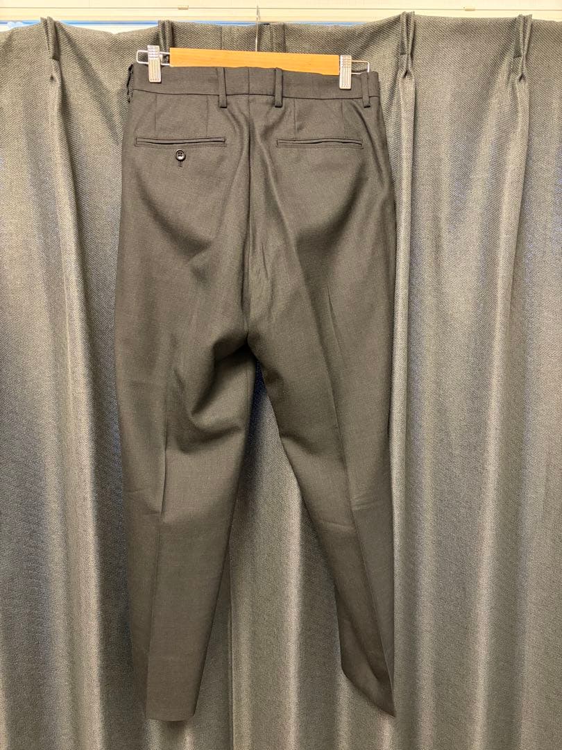 MBハイエンド尾州ウールスラックス　チャコールグレー　S