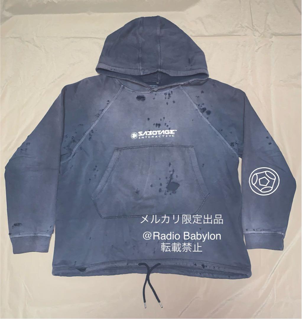 90s 超レア Sabotage shotgun hoodie