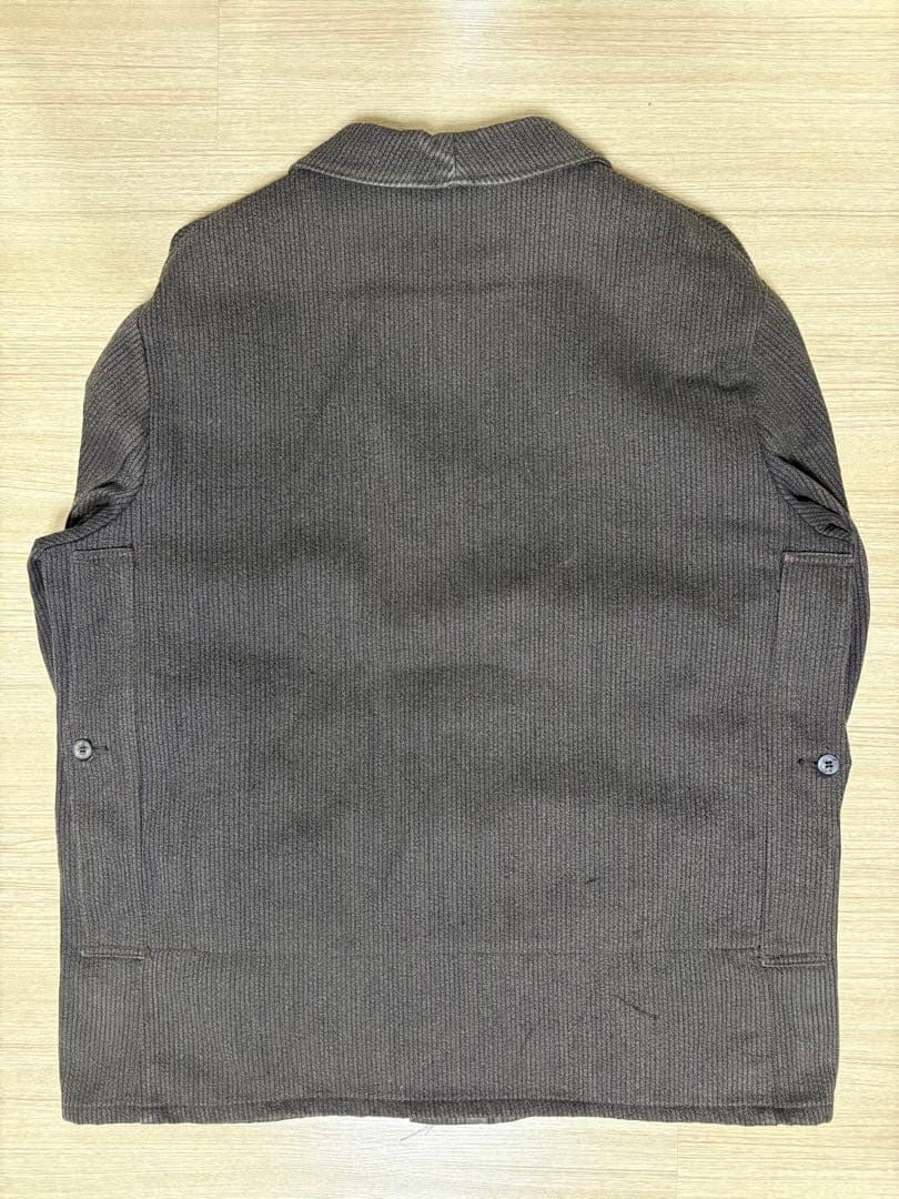 美品 50〜60s pique hunting ジャケット　黒ステッチ　ブラウン