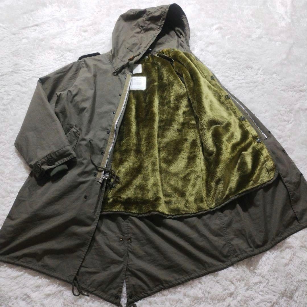 ヒューストン　M-51　ライナー付　モッズコート　青島コート　XXS