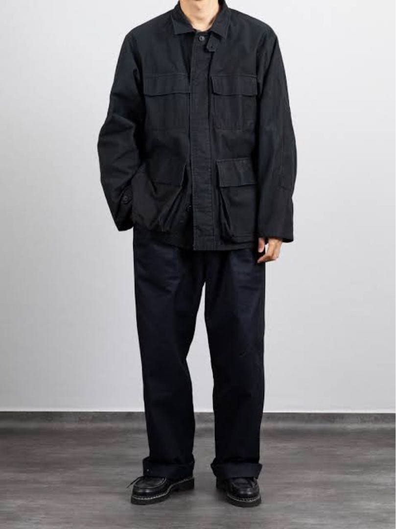 極美品　cornier 泥染bdu jacket 藍泥