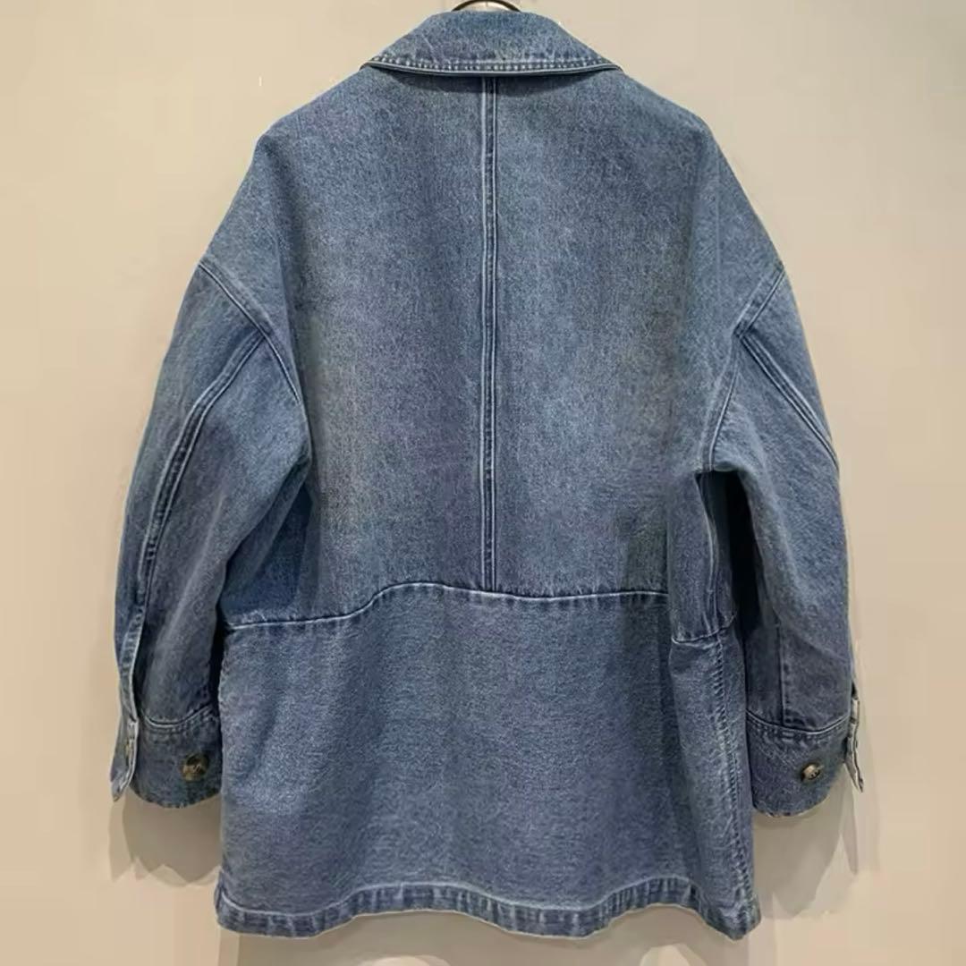 CLANE WORK OVER JACKET BLUE クラネ デニムオーバー