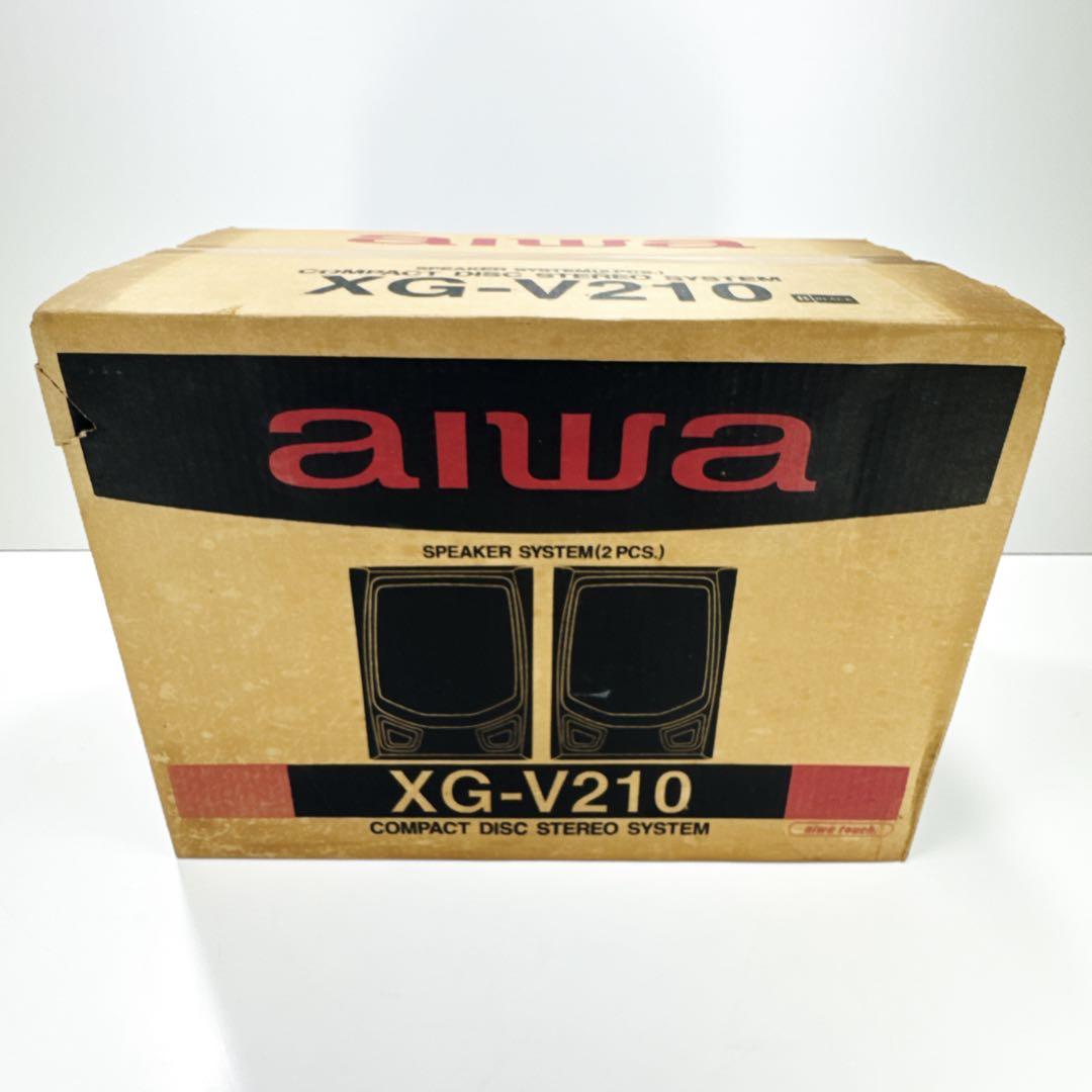 〚未使用品〛〚希少〛✦aiwa コンポ スピーカーセットXG-V210 ✦