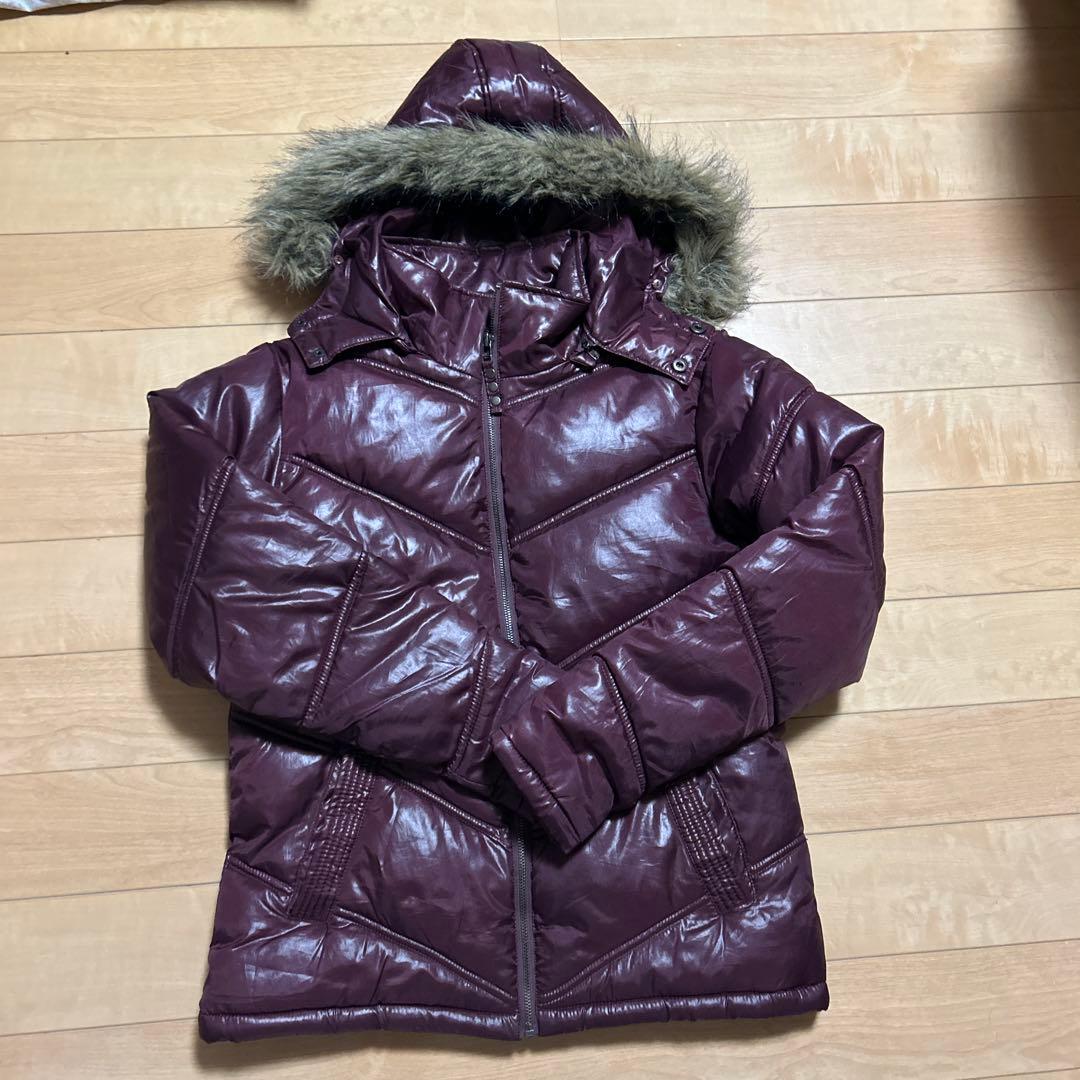 【値下げ⭕️】00s archive光沢ファーダウン XL y2k お兄系　平成