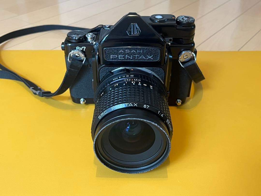 Asahi Pentax 6x7 67 ペンタックス f4 55mmレンズ付き