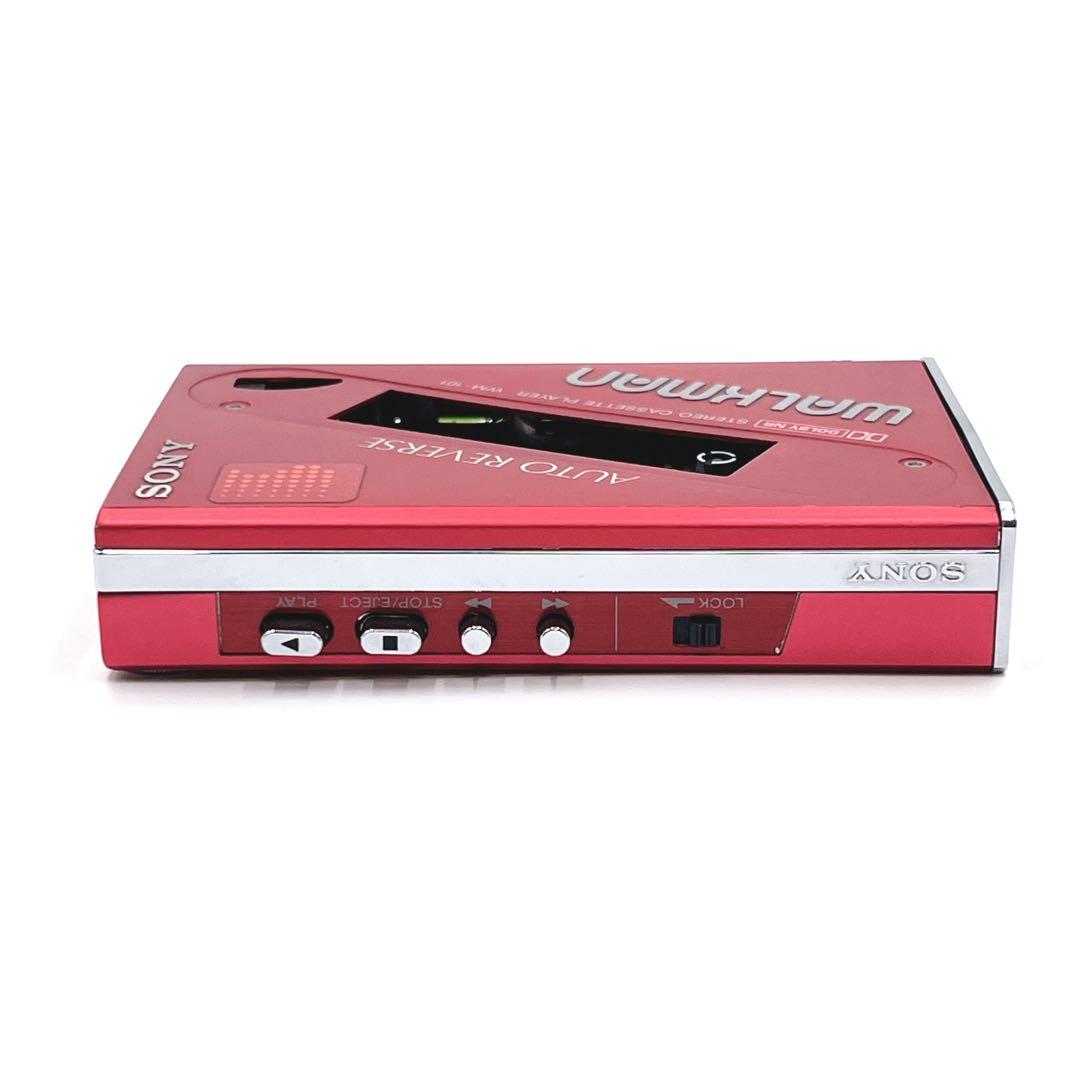 【美品・動作品】 SONY WM-101 カセットウォークマン 希少色　再生OK