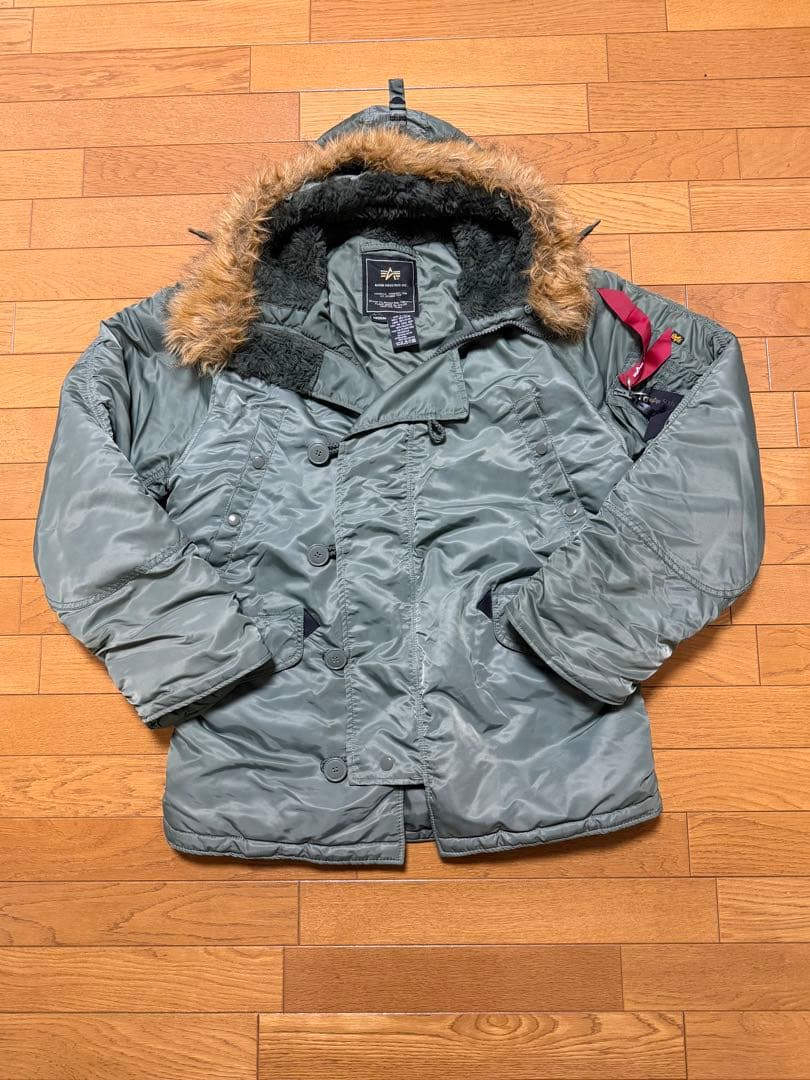 アルファインダストリーズ フライトジャケット N-3B カーキ ファー 50周年