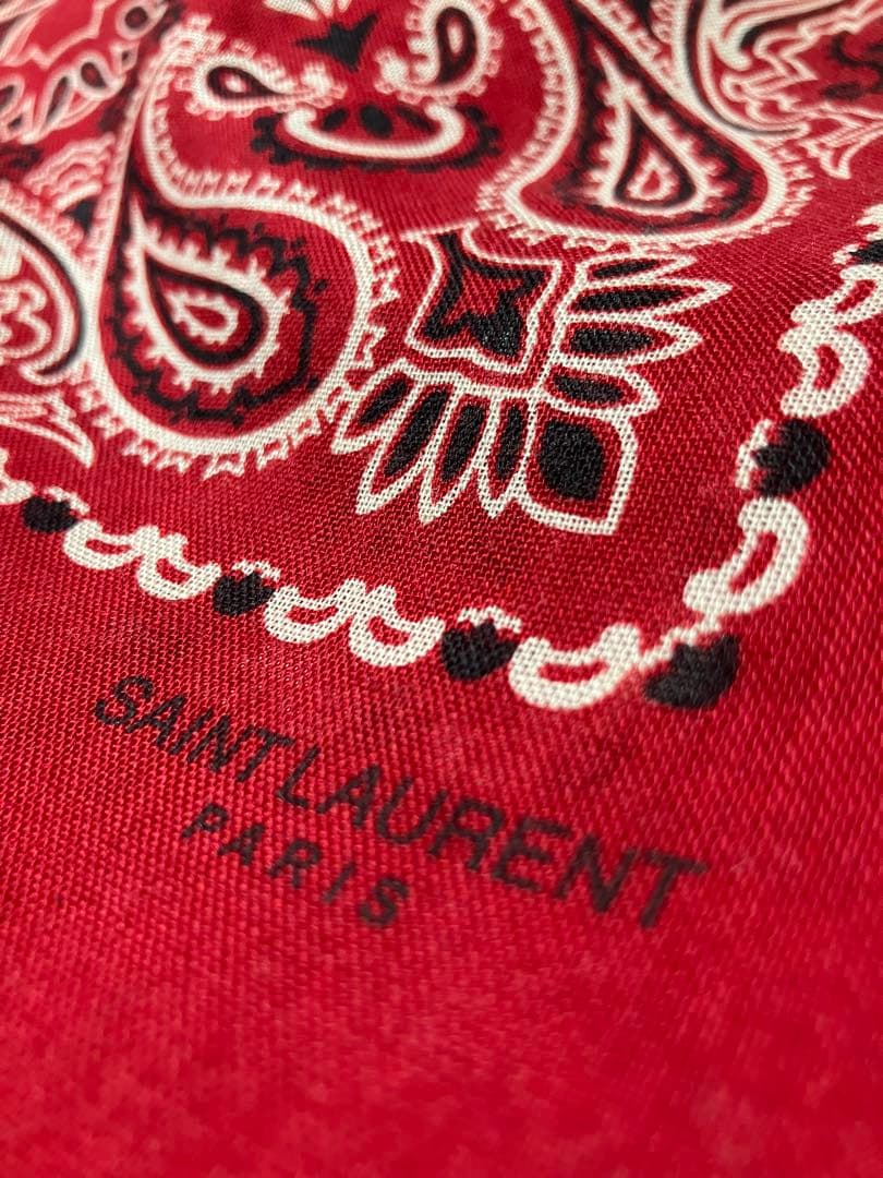 サンローラン　カシミヤ　ストール　大判