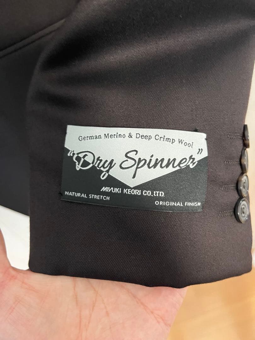 【新品未使用】70%以上引き！GOTAIRIKU ダークブラウンスーツ