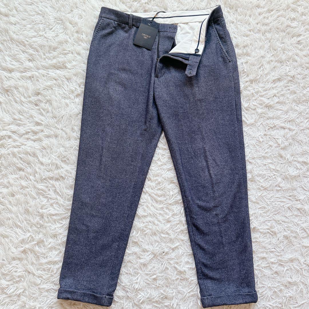 新品 未使用 タグ付き チルコロ ストレッチ スラックス ビジネス カジュアル