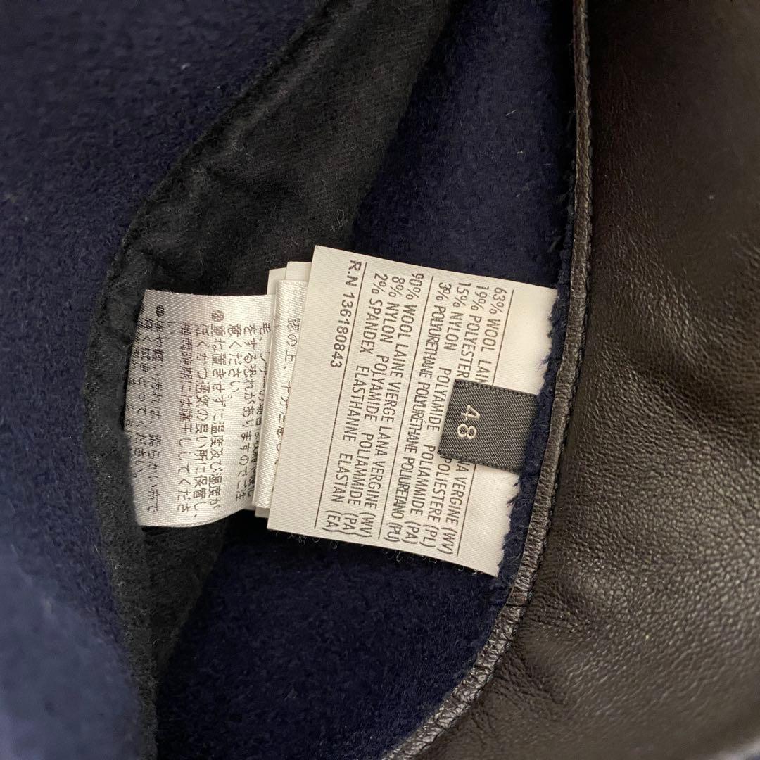 サルヴァトーレフェラガモ ウールジャケット 紺 48