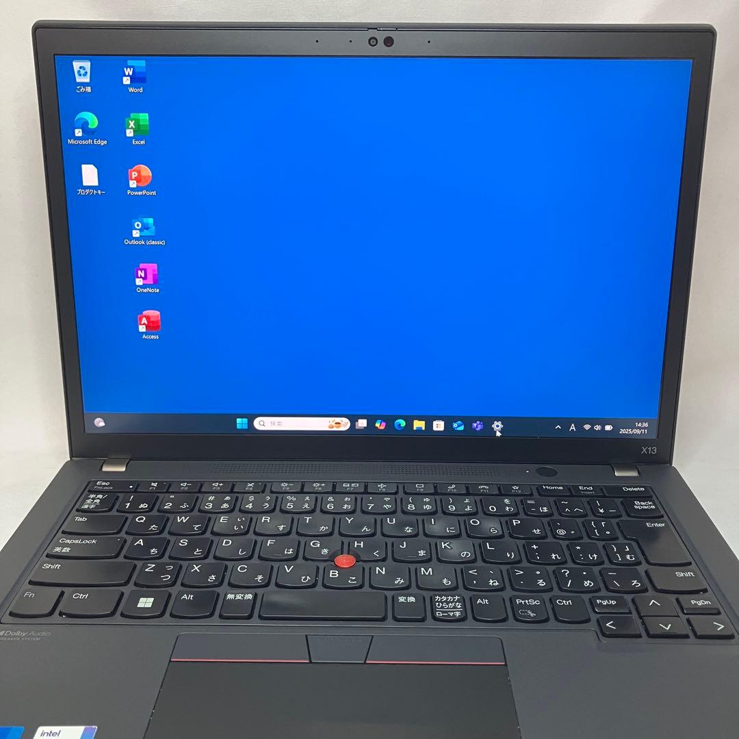 美品 ThinkPad X13 Gen3 第12世代 i5 16GB WUXGA