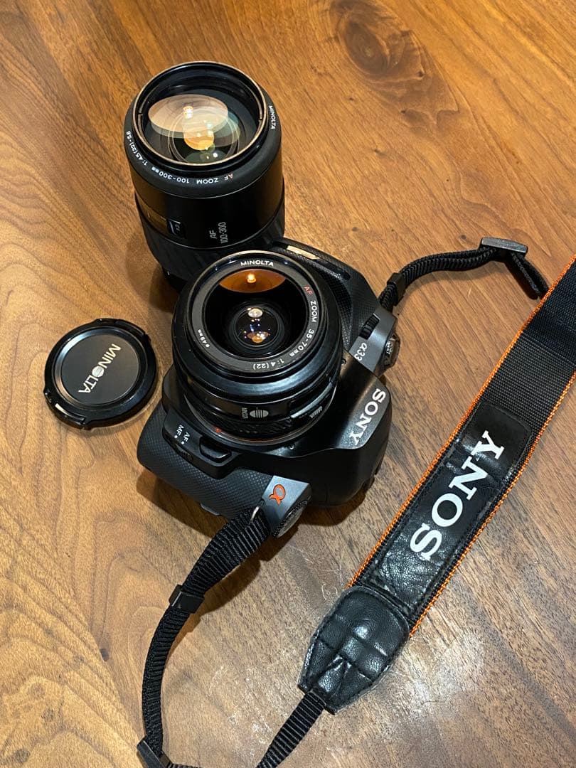 SONY α330デジタル一眼 35-70 100-200 ミノルタAFレンズ付