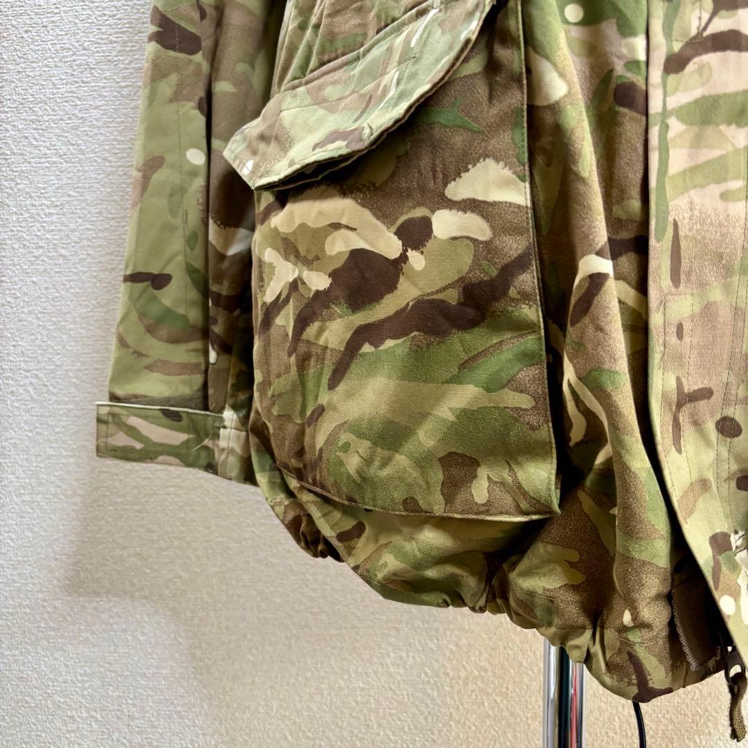 イギリス軍 実物 コンバットスモック L～XL位 ミリタリージャケット カモフラ