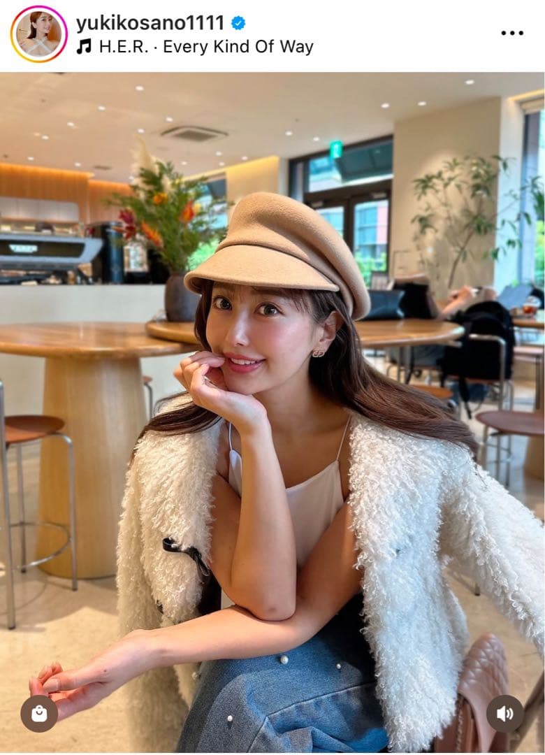 ＼佐野友妃子ちゃん着用／ CA4LA キャスケット HUMAN FELT3