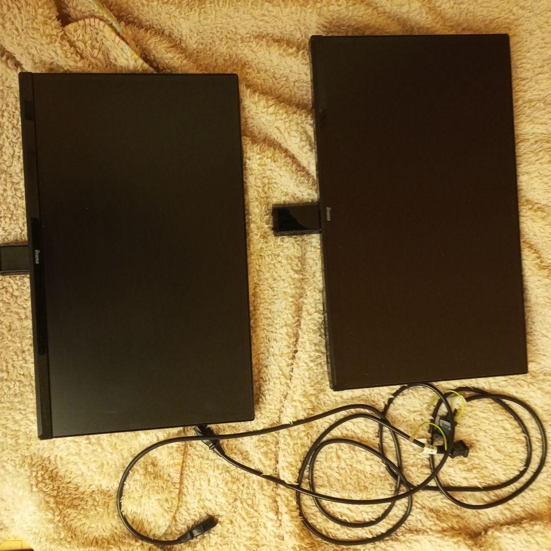 モニター 2台 iiyama AH-IPSパネル 23型 XU2390HS-B1