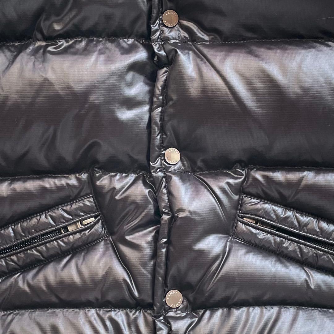 CAMP7 キャンプセブン ダウンベスト リアルファー y2k アーカイブ 黒