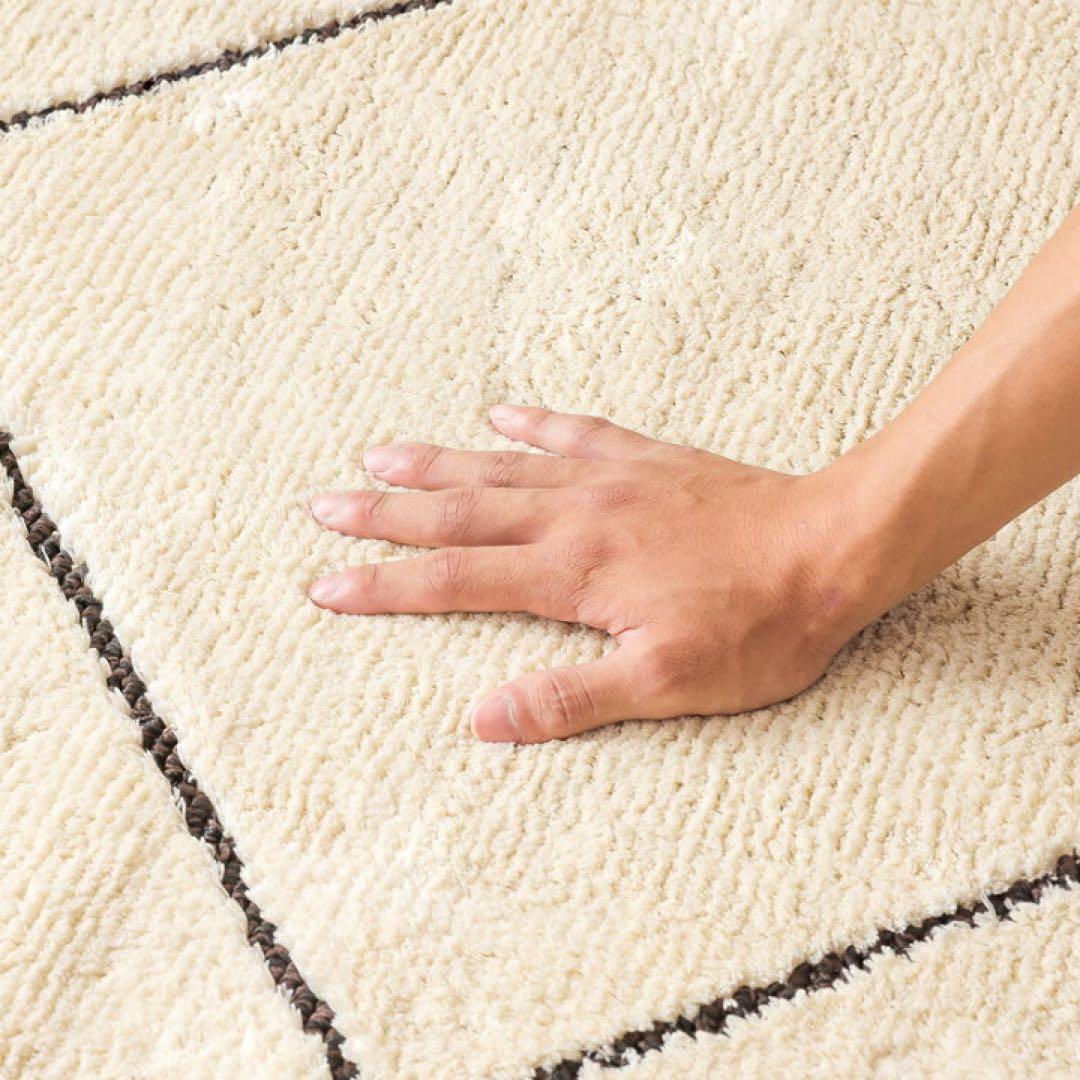 洗える 抗菌ラグマット Clumore 130×190 長方形