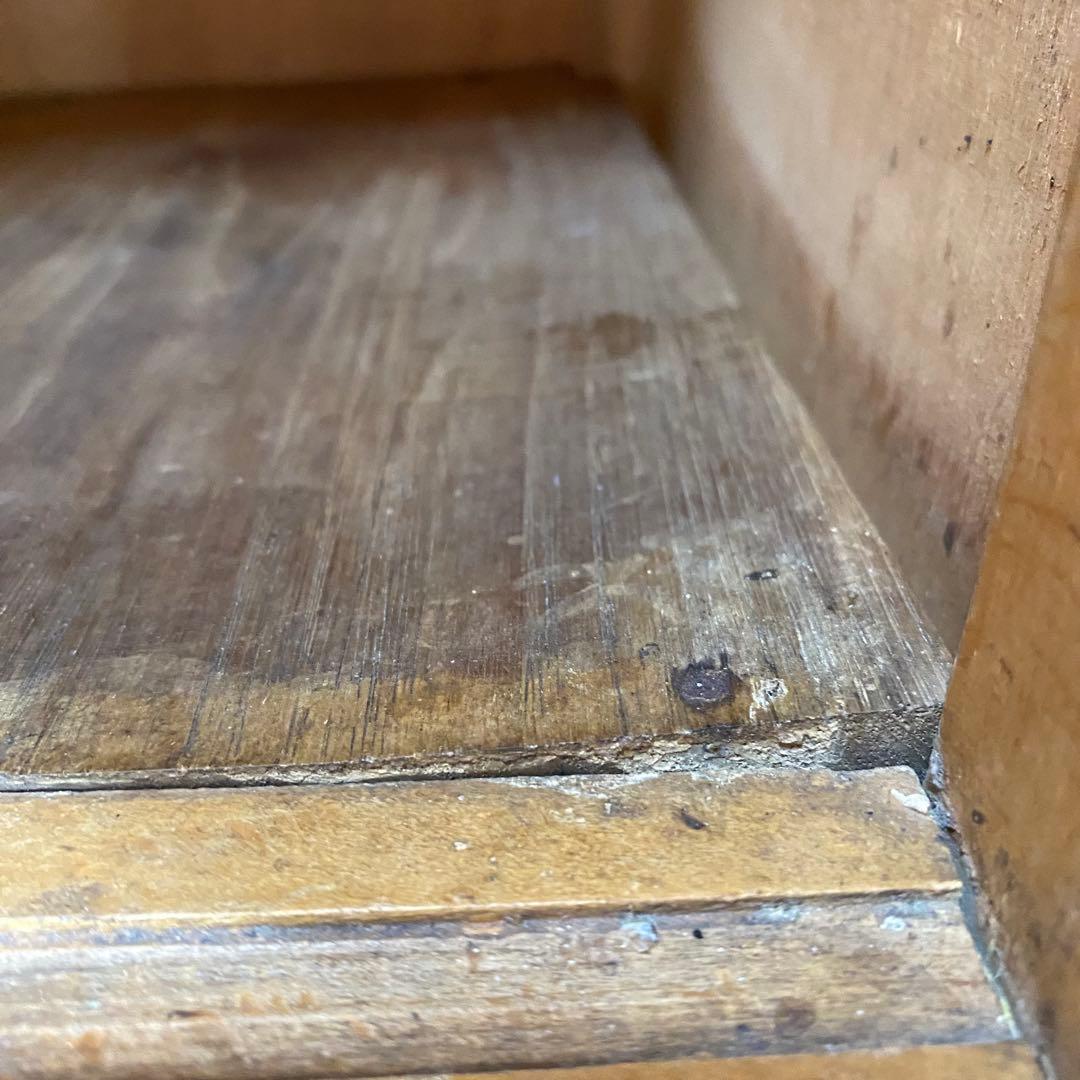 アンティーク オープンラック チェスト 本棚 食器棚 昭和レトロ z858