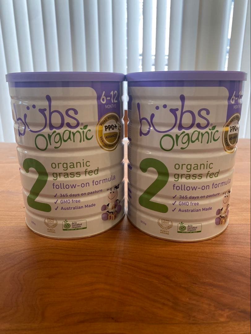 bubs Organic 粉ミルク２　6-12ヶ月用