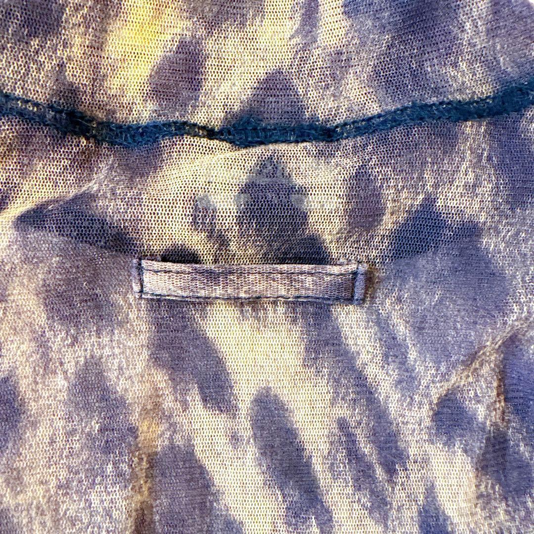 ジャンポールゴルチエ パワーネット ハイネックトップス ヒョウ柄 レオパード