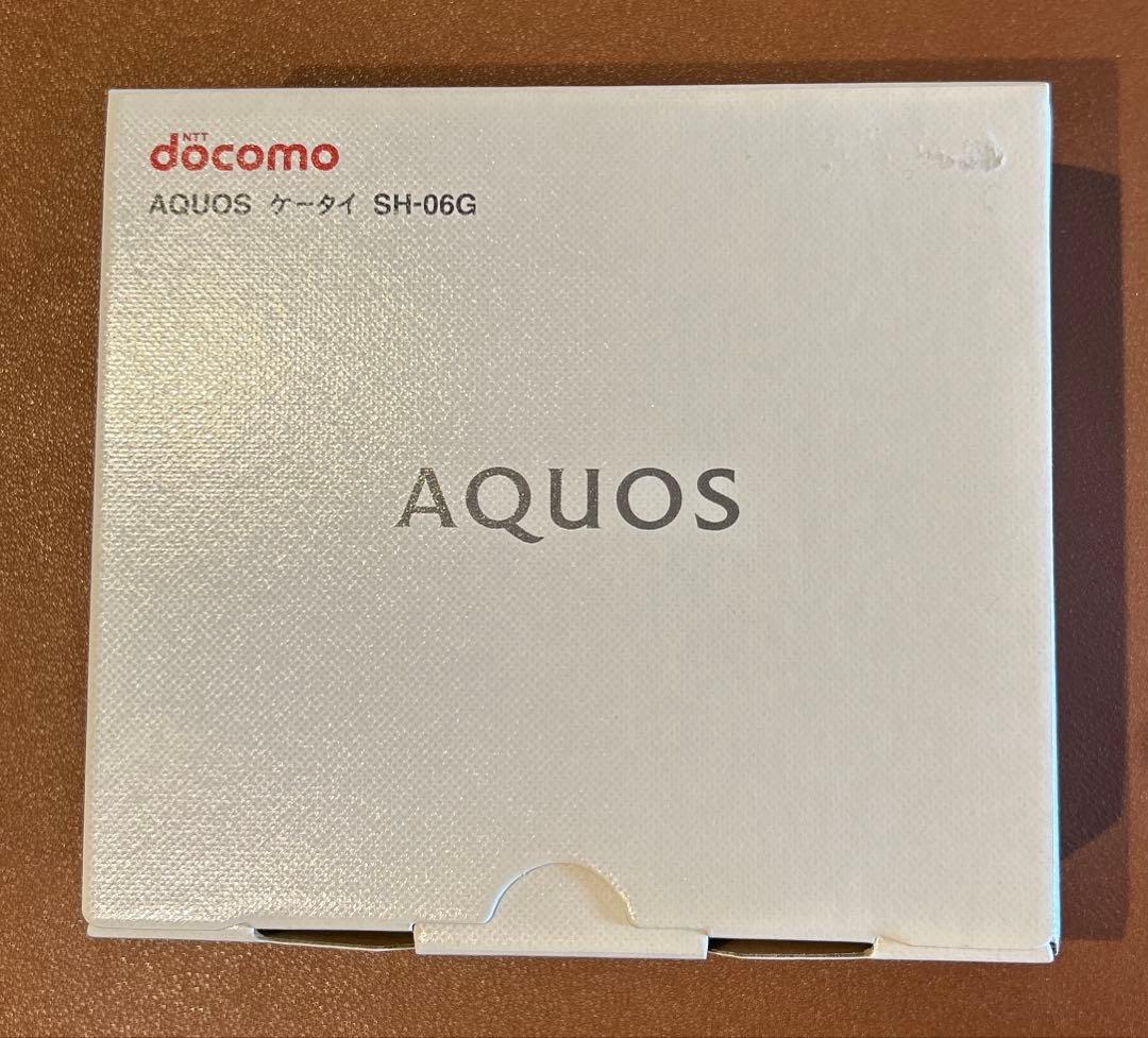 ［新品・希少］未使用docomo AQUOS 携帯SH-06G充電器ドックセット
