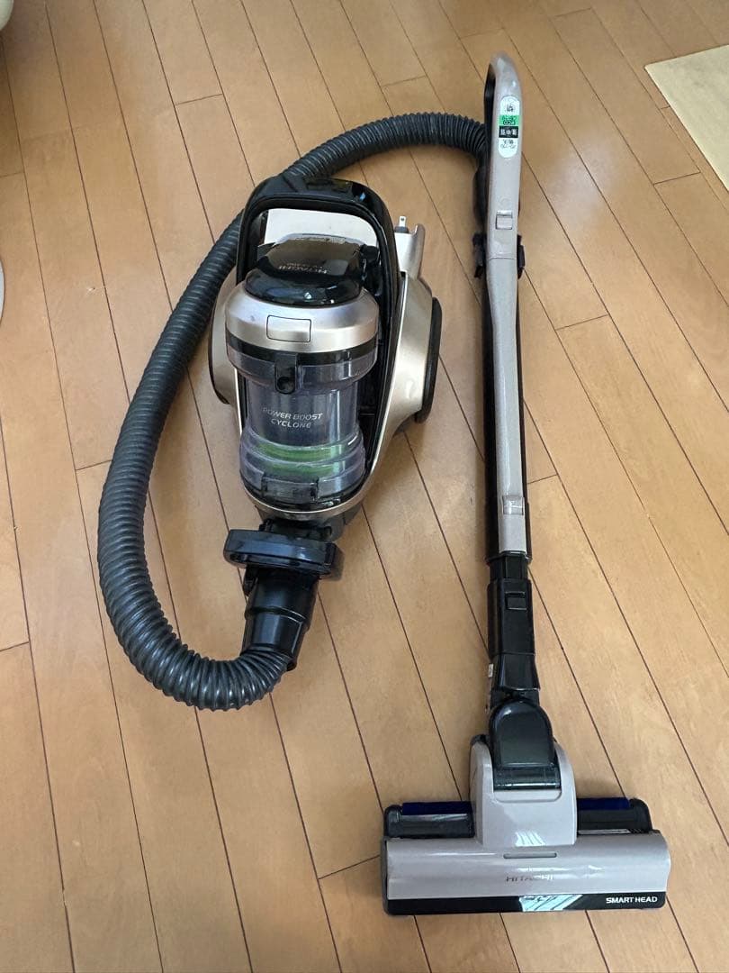 HITACHI掃除機　 パワーブーストサイクロン　 シャンパンゴールド