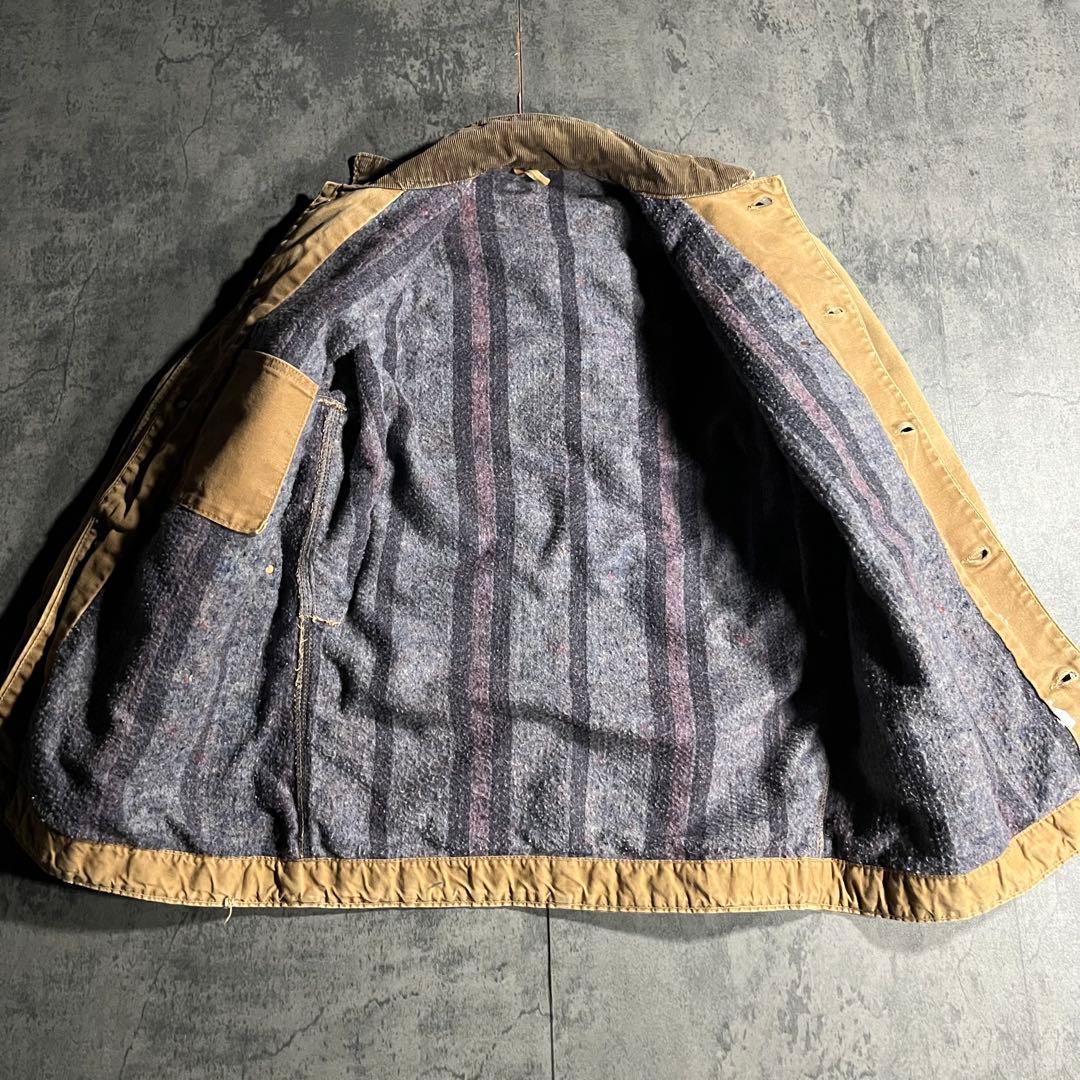 60s vintage Carhartt USA製 チョアコート ブラウン 36