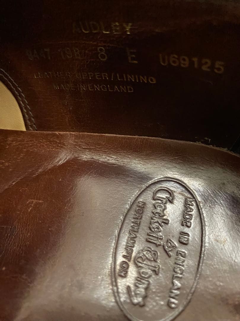 Crockett&Jones / AUDLEY / ハンドグレード / 8E