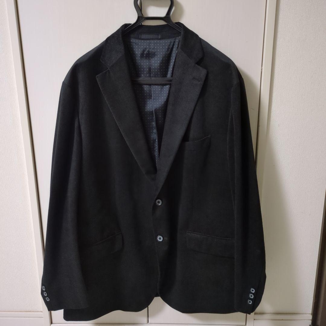 【稀少サイズ5L】ジョセフアブード　オパールサンドべロア ジャケットブラック