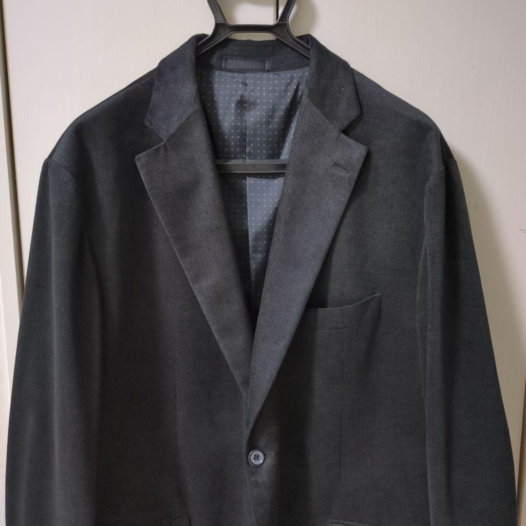 【稀少サイズ5L】ジョセフアブード　オパールサンドべロア ジャケットブラック