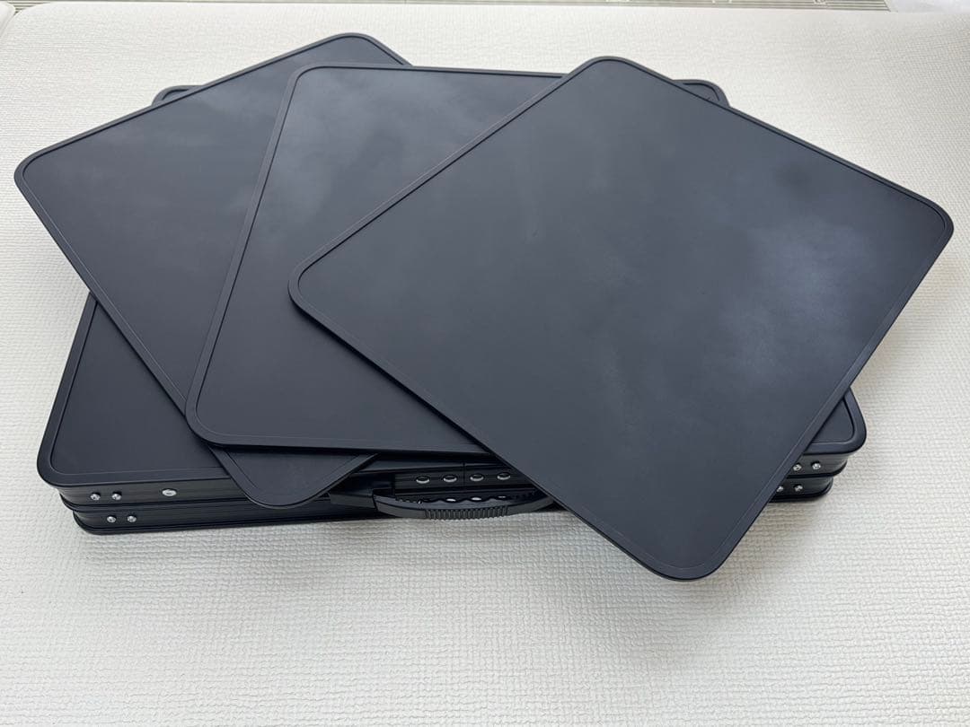 「てりま」DOD 折りたたみアウトドア　マルチキッチンテーブル　収納　黒